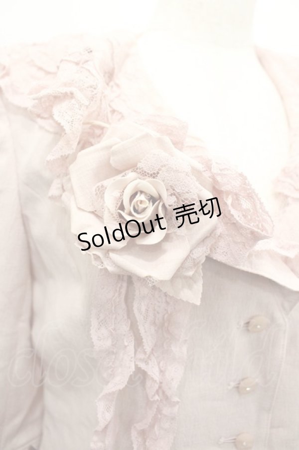 画像3: INGEBORG / レース襟ジャケット M ピンク I-26-03-10-037-LO-JA-SA-ZI (3)