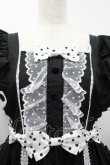 画像3: Angelic Pretty / Melody Frillジャンパースカート  黒ｘ白 I-26-03-10-038-AP-OP-SA-ZI (3)