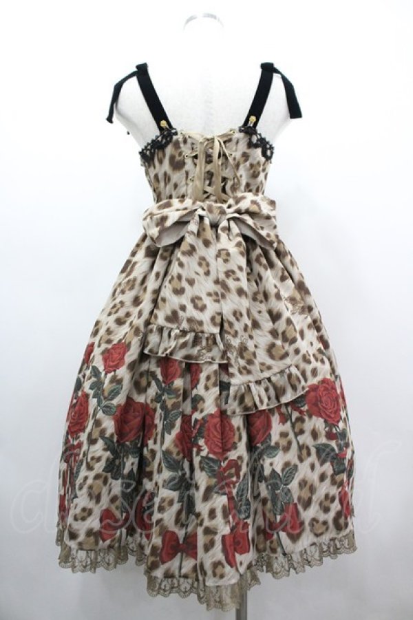画像2: Angelic Pretty / Rebecca Leopardジャンパースカート  ブラウン I-26-03-10-039-AP-OP-SA-ZI (2)