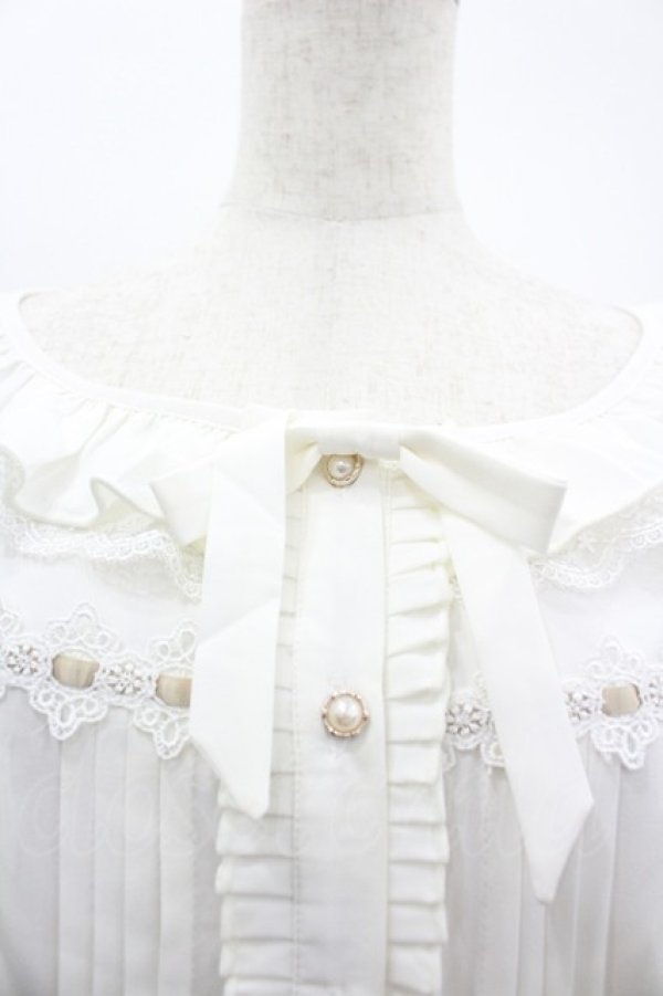 画像3: Hoshibako Works / ベル・エピヌ　ブラウス  白 I-26-03-10-004-LO-BL-SA-ZI (3)