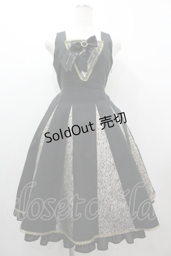 画像3: ALICE and the PIRATES / バステトケープ&ドレスセット  黒Ｘゴールド I-26-03-10-041-PA-OP-SA-ZI (3)