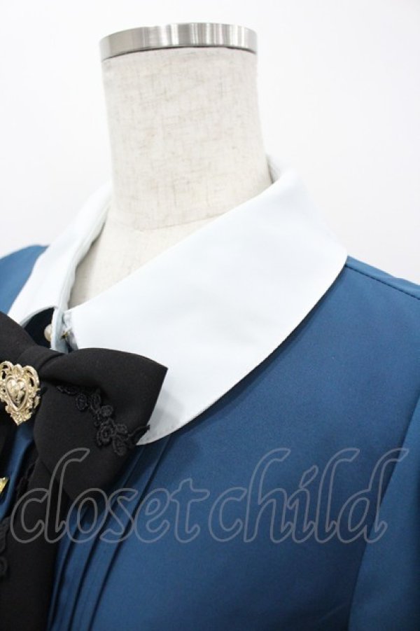 画像3: Amavel / Classical Rose Heartワンピース  青ｘ白 I-26-03-10-043-CA-OP-SA-ZI (3)
