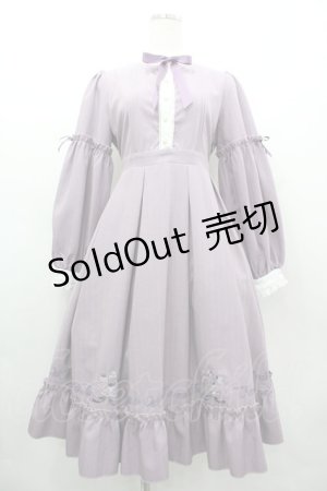 画像: Amavel / Charme Bouquetワンピース  パープルＸ白 I-26-03-10-044-CA-OP-SA-ZI