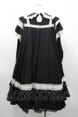 画像2: Hoshibako Works / リリアンヌ姉妹ワンピース  黒Ｘ白 I-26-03-10-045-LO-OP-SA-ZI (2)