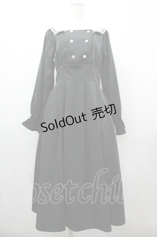 画像1: m petit by misako / サンリオキャラクターズコラボ クロミセーラーワンピース M 黒 I-26-03-10-049-LO-OP-SA-ZI (1)