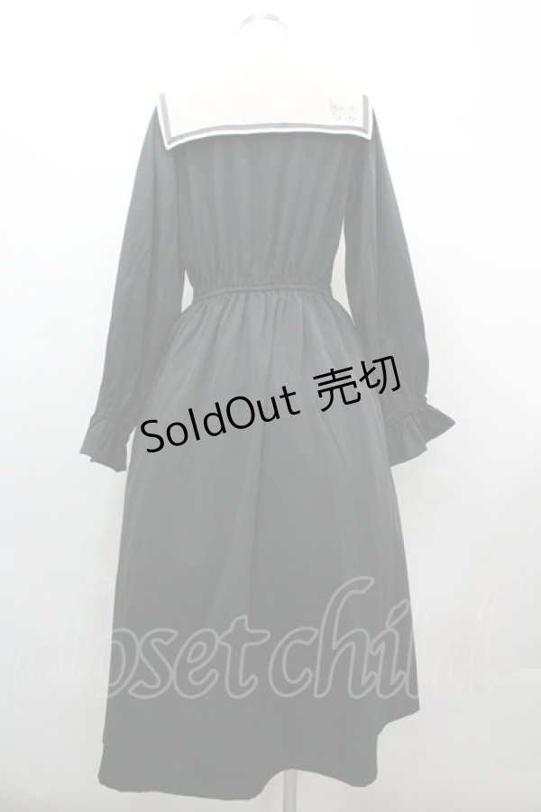 画像2: m petit by misako / サンリオキャラクターズコラボ クロミセーラーワンピース M 黒 I-26-03-10-049-LO-OP-SA-ZI (2)