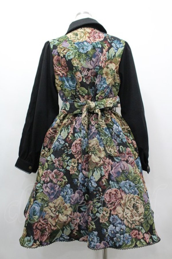 画像2: Kurumi Collaboration / TT*KRMゴブランジャンパースカート LL 中黒 I-26-03-10-052-GO-OP-SA-ZI (2)