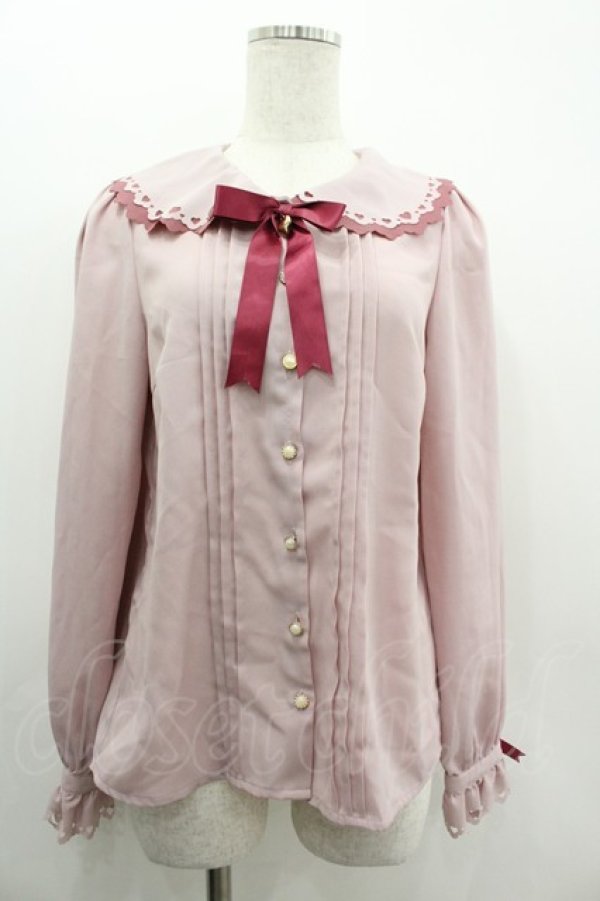 画像1: Amavel / Love Letter ブラウス  ピンク I-26-03-10-006-CA-BL-SA-ZI (1)