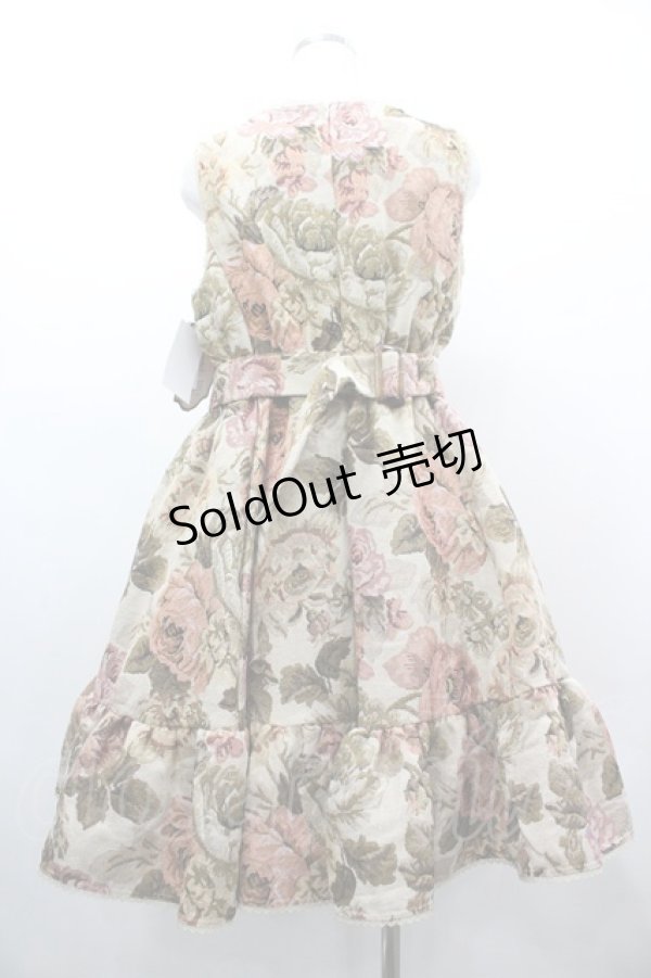 画像2: Kurumi Collaboration / TT*KRMゴブランジャンパースカート LL ブラウン I-26-03-10-053-GO-OP-SA-ZI (2)