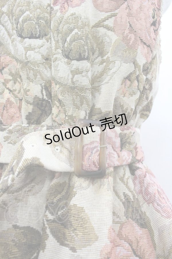 画像3: Kurumi Collaboration / TT*KRMゴブランジャンパースカート LL ブラウン I-26-03-10-053-GO-OP-SA-ZI (3)