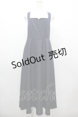 画像: an another angelus / デニム風ビスチェワンピース  インディゴ I-26-03-10-057-CA-OP-SA-ZI