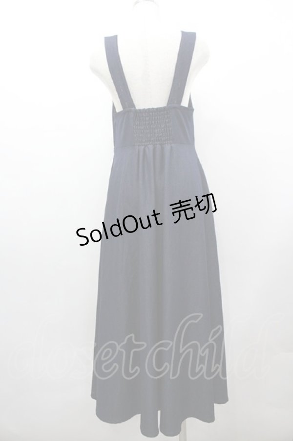 画像2: an another angelus / デニム風ビスチェワンピース  インディゴ I-26-03-10-057-CA-OP-SA-ZI (2)