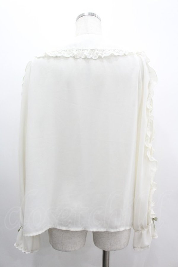 画像2: axes femme kawaii / ベリーフィールズブラウス M キナリ I-26-03-10-001-AX-BL-SA-ZI (2)