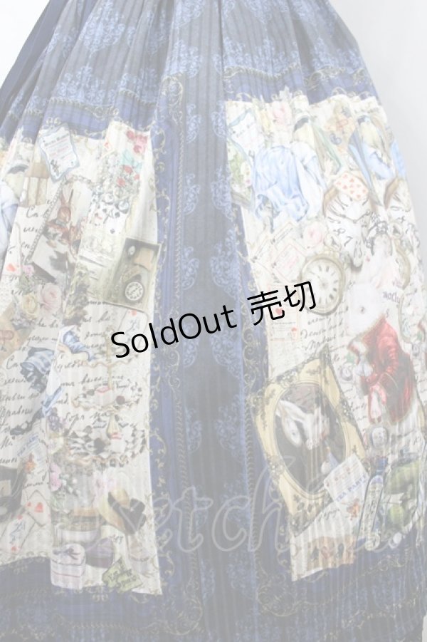 画像3: axes femme kawaii / ヘイメルアリスフレームワンピース M ブルー I-26-03-10-064-AX-OP-SA-ZI (3)