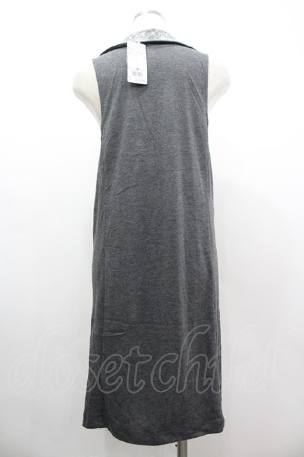 画像2: axes femme / ロングカットベスト M モクグレー I-26-03-10-067-AX-TO-TE-ZI (2)