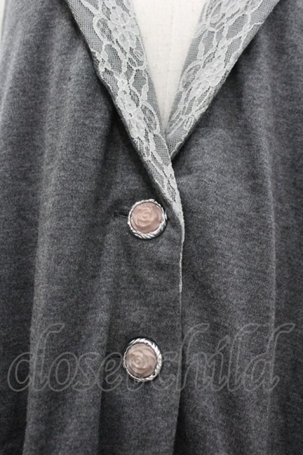 画像3: axes femme / ロングカットベスト M モクグレー I-26-03-10-067-AX-TO-TE-ZI (3)