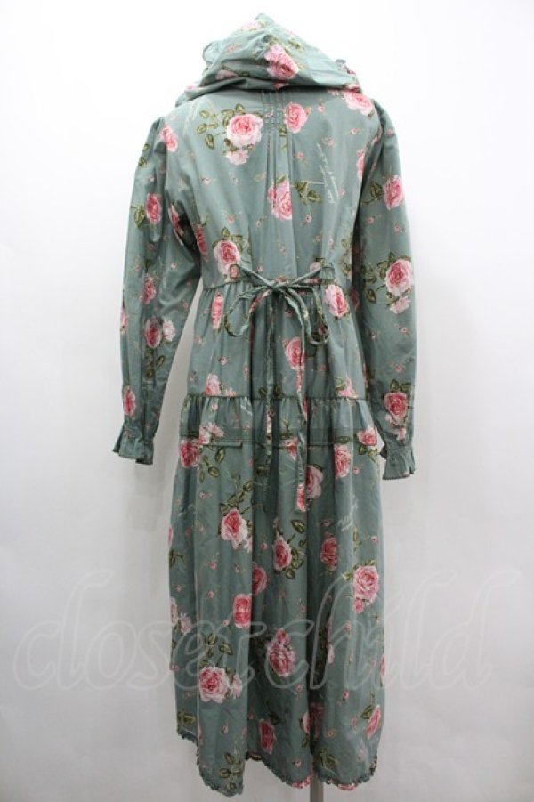 画像2: PINK HOUSE / ジュビリーセレブレーションプリントワンピース  グリーン I-26-03-10-069-LO-OP-SA-ZI (2)