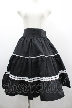 画像: Eri Aino's collaboration / シャーロットの水曜日スカート L 黒Ｘ白 I-26-03-10-073-PU-SK-SA-ZI