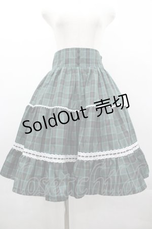 画像: Eri Aino's collaboration / シャーロットの水曜日スカート L グリーンチェック I-26-03-10-075-PU-SK-SA-ZI
