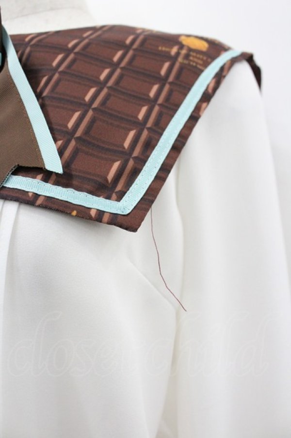 画像5: Amavel / Melt Chocolateブラウス  グリーン I-26-03-10-007-CA-BL-SA-ZI (5)