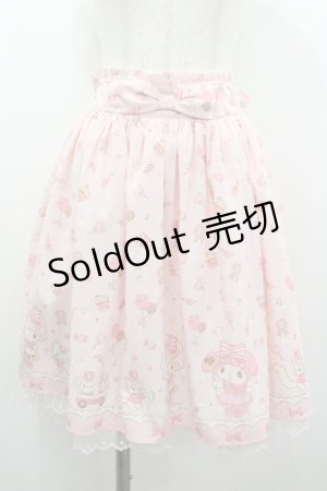 画像: サンリオ / マイメロディ スイートパレードシリーズスカート M-L ピンク I-26-03-10-077-EL-SK-SA-ZI