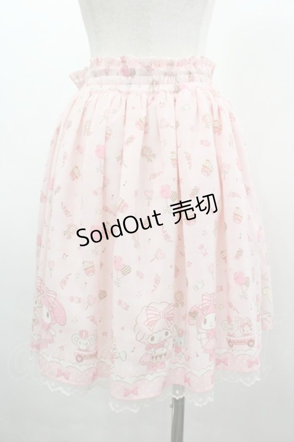 画像2: サンリオ / マイメロディ スイートパレードシリーズスカート M-L ピンク I-26-03-10-077-EL-SK-SA-ZI (2)