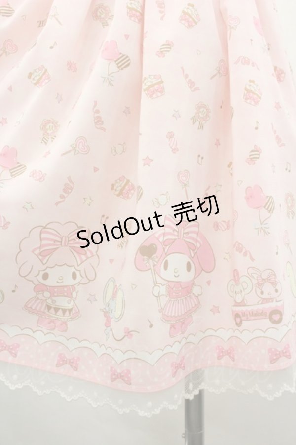 画像3: サンリオ / マイメロディ スイートパレードシリーズスカート M-L ピンク I-26-03-10-077-EL-SK-SA-ZI (3)