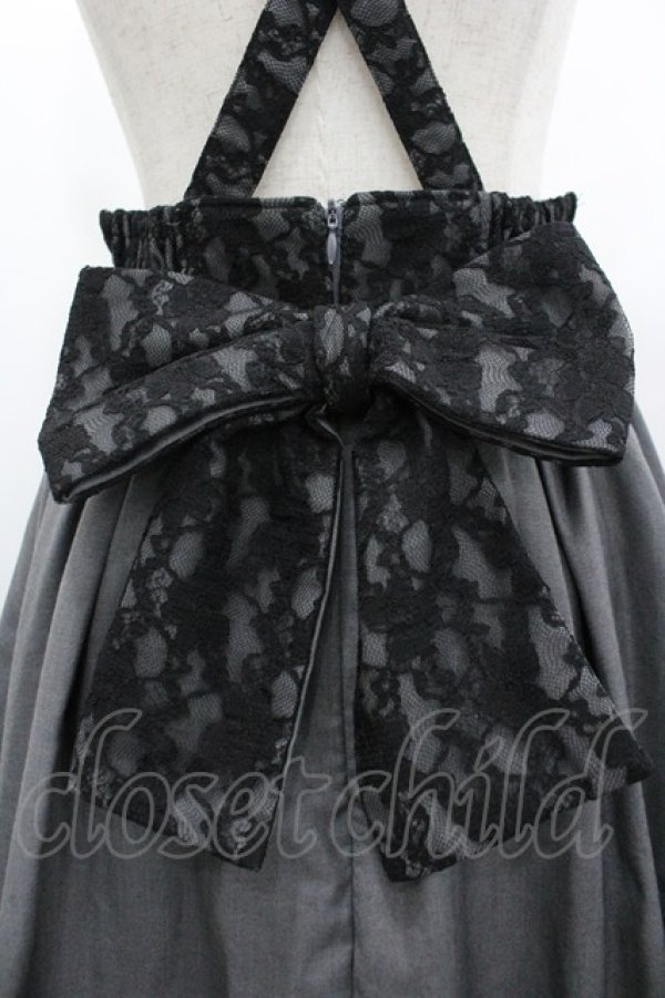 画像3: Secret Honey / サスペンダー付きレース切替スカート 2 グレー I-26-03-10-080-CA-SK-TE-ZI (3)