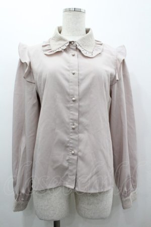 画像: Rojita / ネクタイブローチブラウス  ピンク I-26-03-10-009-LO-BL-TE-ZI