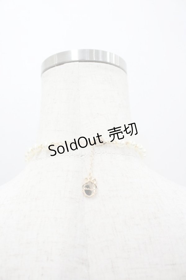 画像2: Chalmiere / ジュエルベリーネックレス  赤Ｘ白 I-26-03-10-089-0-AC-SA-ZI (2)