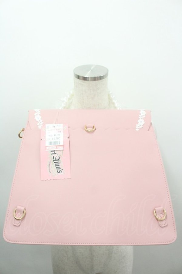 画像2: Eri Aino's Collection / AE*3Wフラップリュック  ピンク I-26-03-10-092-PU-BG-SA-ZI (2)