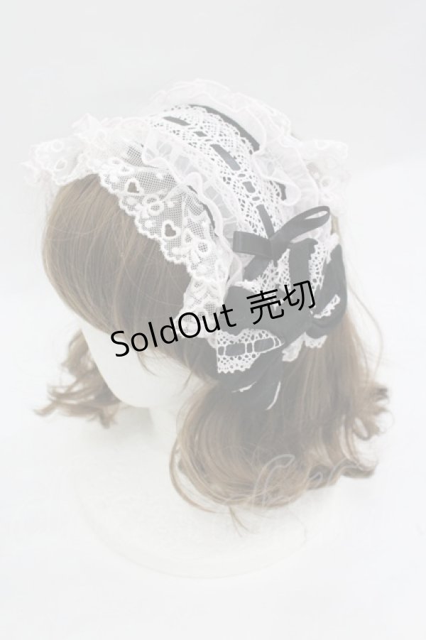 画像1: Angelic Pretty / Heartカチューシャ(無地)  黒Ｘピンク I-26-03-10-095-AP-AC-SA-ZI (1)