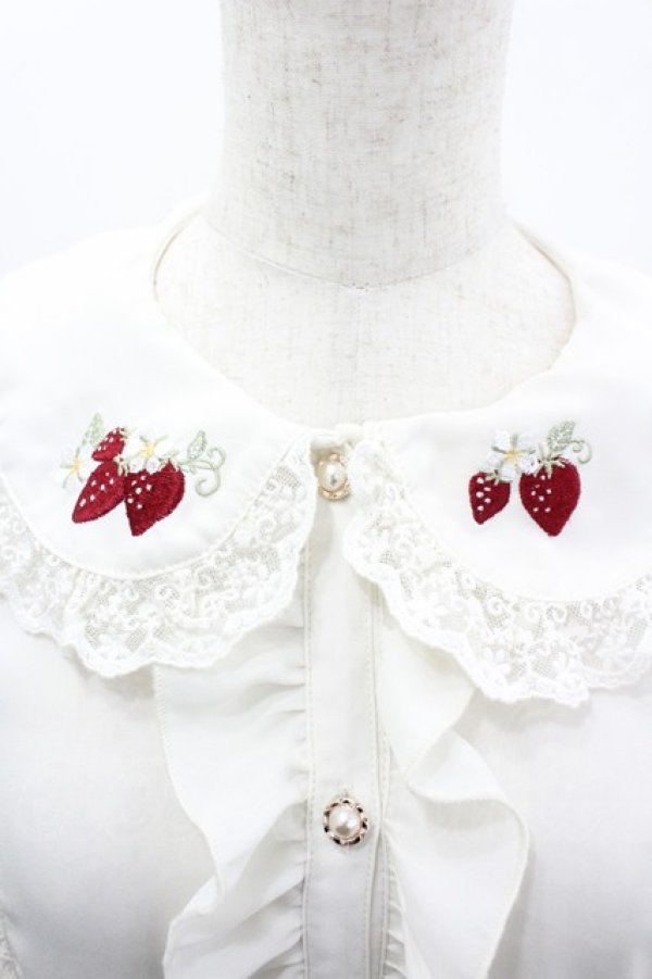 画像3: axes femme kawaii / ベリーフィールズブラウス M キナリ I-26-03-10-001-AX-BL-SA-ZI (3)