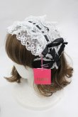 画像1: Angelic Pretty / Heartカチューシャ(無地)  黒Ｘ白 I-26-03-10-097-AP-AC-SA-ZI (1)