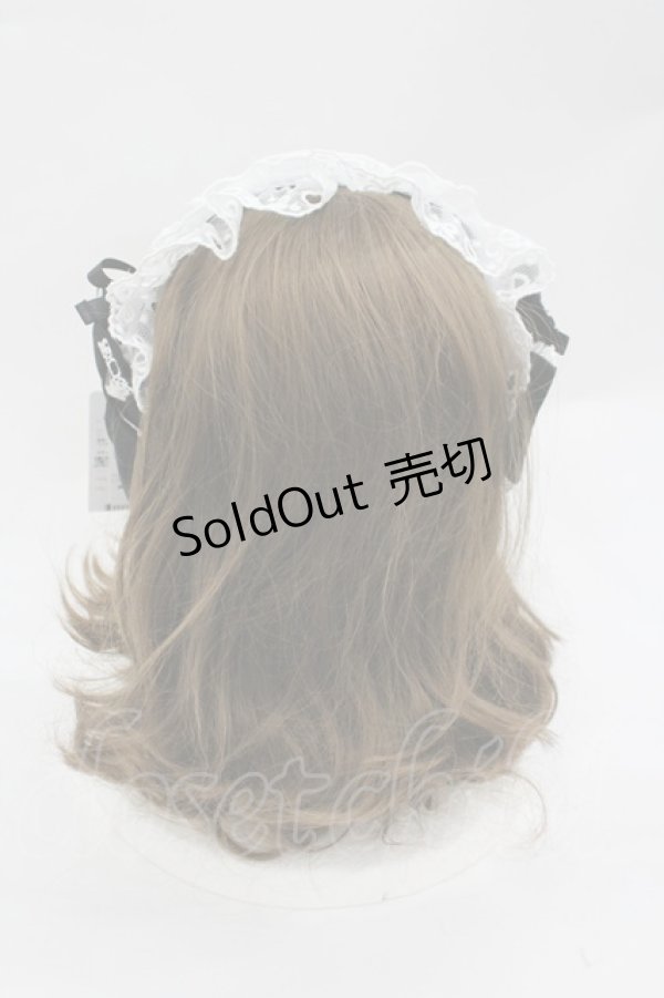 画像3: Angelic Pretty / Heartカチューシャ(無地)  黒Ｘ白 I-26-03-10-097-AP-AC-SA-ZI (3)