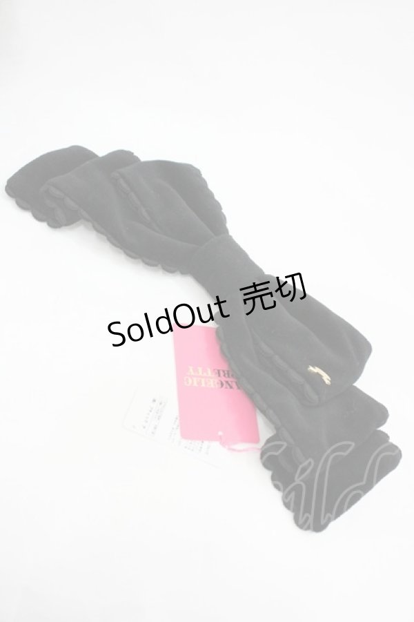 画像2: Angelic Pretty / Dollyヒロインリボンコーム  黒 I-26-03-10-101-AP-AC-SA-ZI (2)