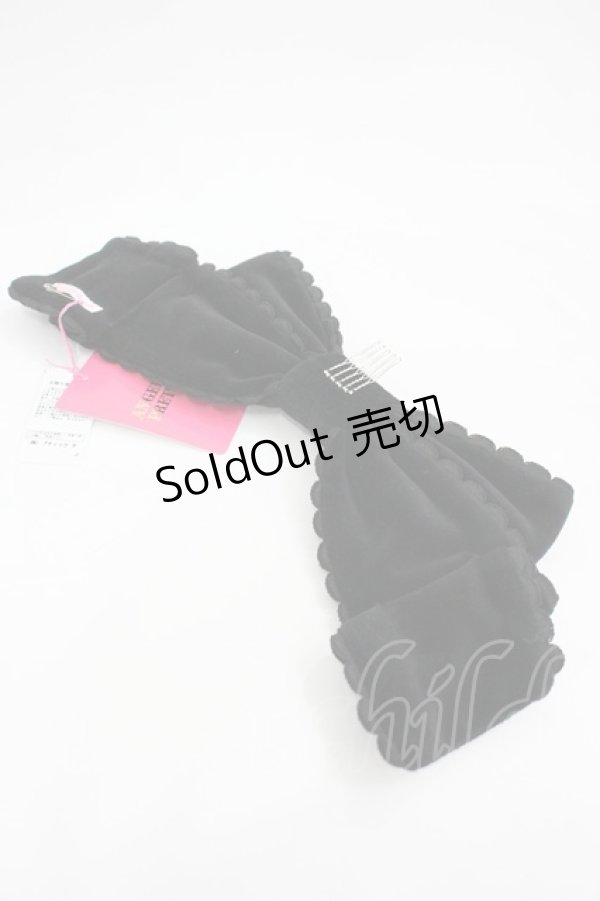 画像3: Angelic Pretty / Dollyヒロインリボンコーム  黒 I-26-03-10-101-AP-AC-SA-ZI (3)