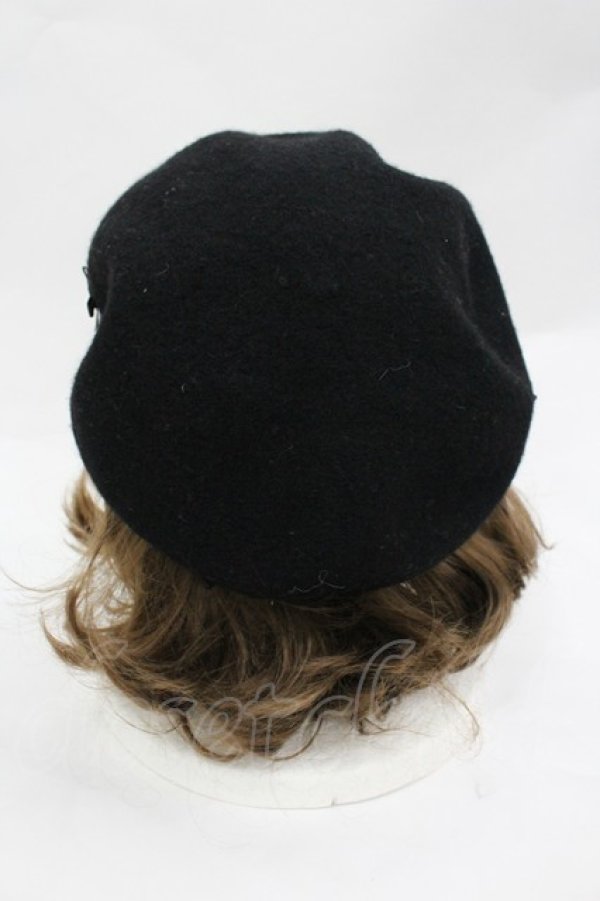 画像2: m petit by misako / サンリオプチリボンベレー  黒 I-26-03-10-108-LO-AC-SA-ZI (2)