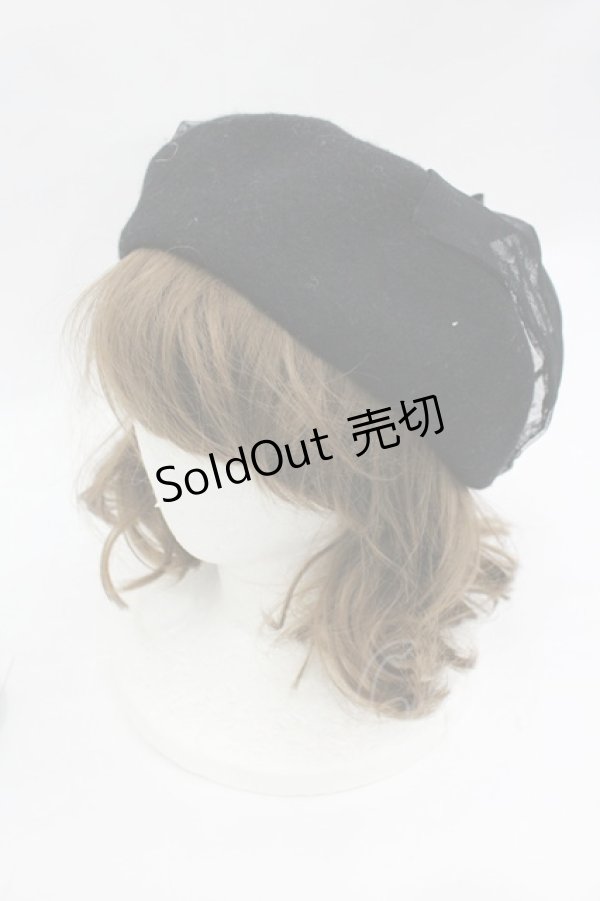 画像3: m petit by misako / AM*NIリボンベレー  黒 I-26-03-10-109-LO-AC-SA-ZI (3)