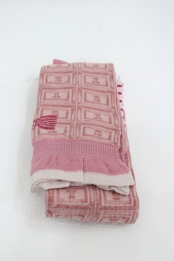 画像2: Shirley Temple / チョコレートオーバーニー 22~24CM ピンク I-26-03-10-111-ET-ZA-SA-ZI (2)