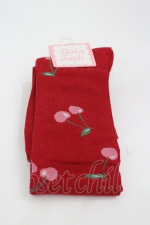 画像: Shirley Temple / チェリーオーバーニー 22~24CM 赤 I-26-03-10-122-ET-ZA-SA-ZI