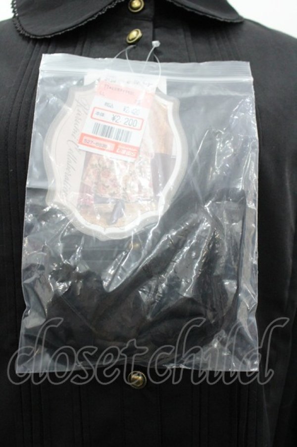 画像3: Kurumi Collaboration / ノエル・ド・メモワール ブラウス LL 中黒 I-26-03-10-012-GO-BL-SA-ZI (3)