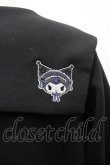 画像3: m petit by misako / サンリオキャラクターズコラボ クロミセーラーカーディガン M 黒 I-26-03-10-014-LO-JA-SA-ZI (3)