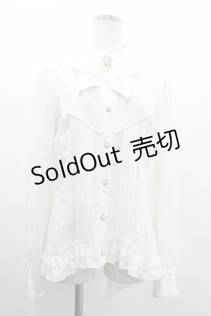 画像: Hoshibako Works / ヒヤシンスの詩ブラウス  白 I-26-03-10-003-LO-BL-SA-ZI