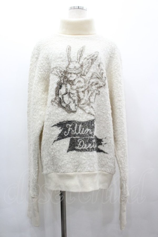 画像1: MILKBOY / FALLENセーター  アイボリー I-26-03-10-022-MB-TO-SA-ZI (1)