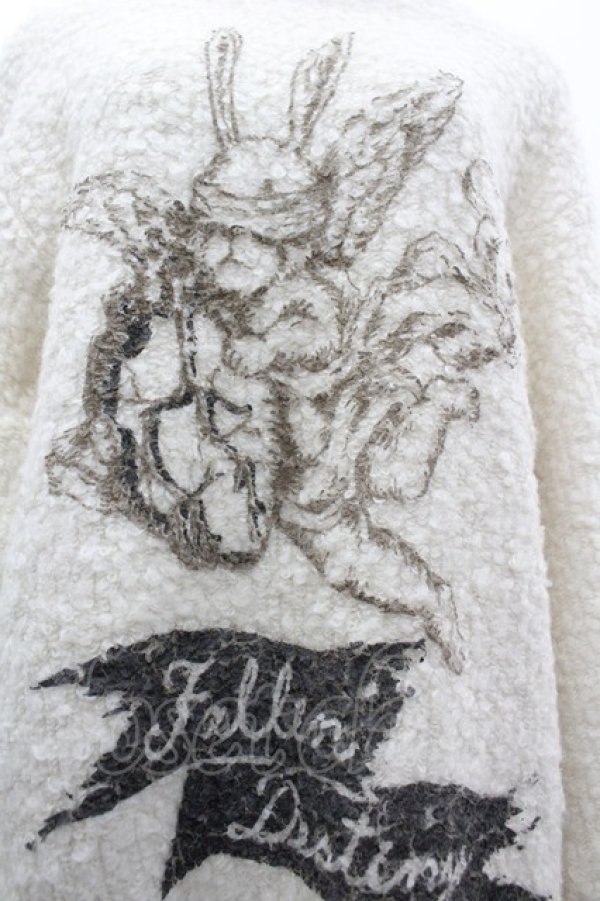 画像3: MILKBOY / FALLENセーター  アイボリー I-26-03-10-022-MB-TO-SA-ZI (3)