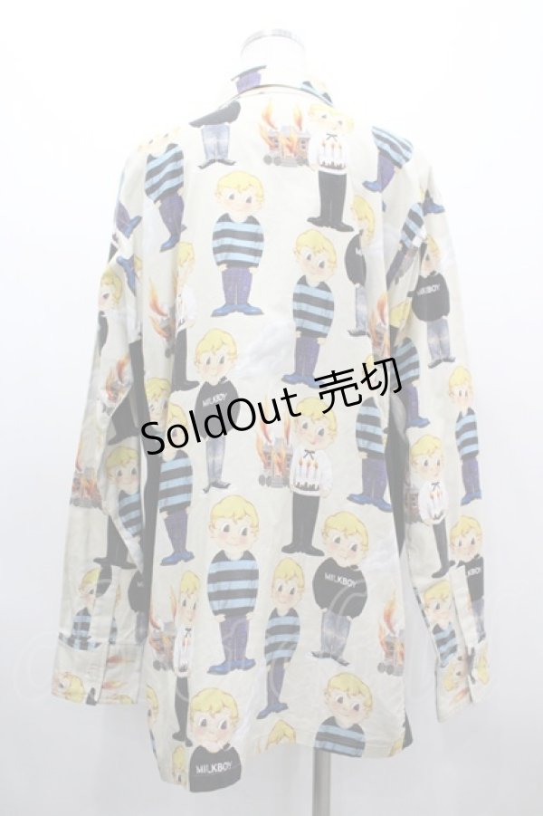 画像2: MILKBOY / Home Sickerシャツ  ベージュ I-26-03-10-023-MB-BL-SA-ZI (2)