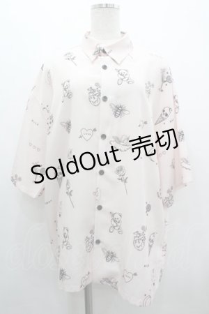 画像: MILKBOY / TATTOO SHIRTS  ピンクＸ黒 I-26-03-10-024-MB-BL-SA-ZI