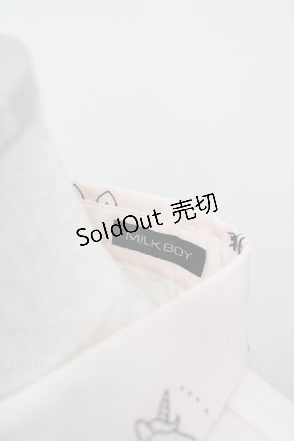 画像3: MILKBOY / TATTOO SHIRTS  ピンクＸ黒 I-26-03-10-024-MB-BL-SA-ZI (3)