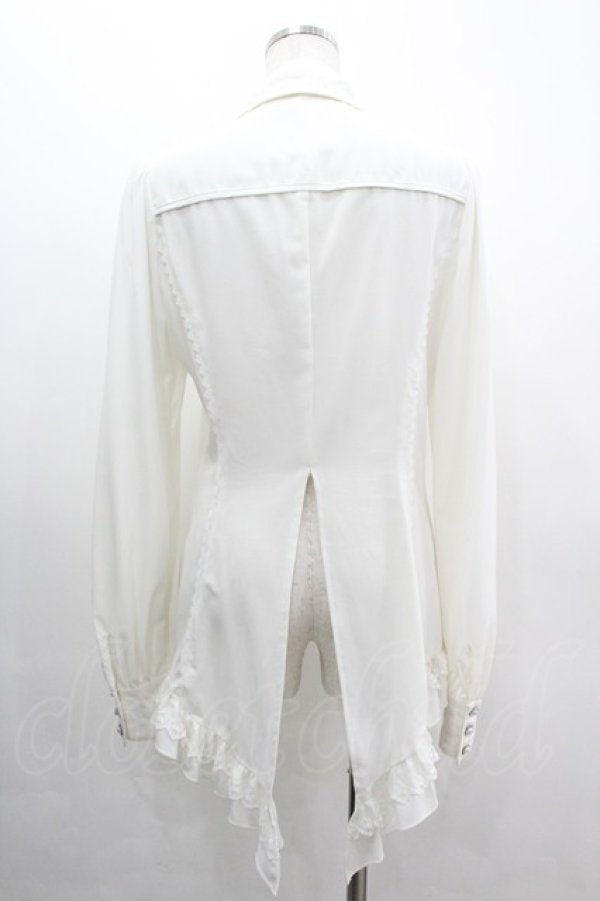 画像2: Hoshibako Works / ヒヤシンスの詩ブラウス  白 I-26-03-10-003-LO-BL-SA-ZI (2)